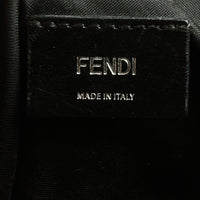 FENDI - Black Leather Messenger Shoulder Bag - Hand bag