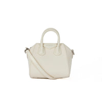 GIVENCHY - Sac bandoulière micro Antigona cuir blanc - Handbag