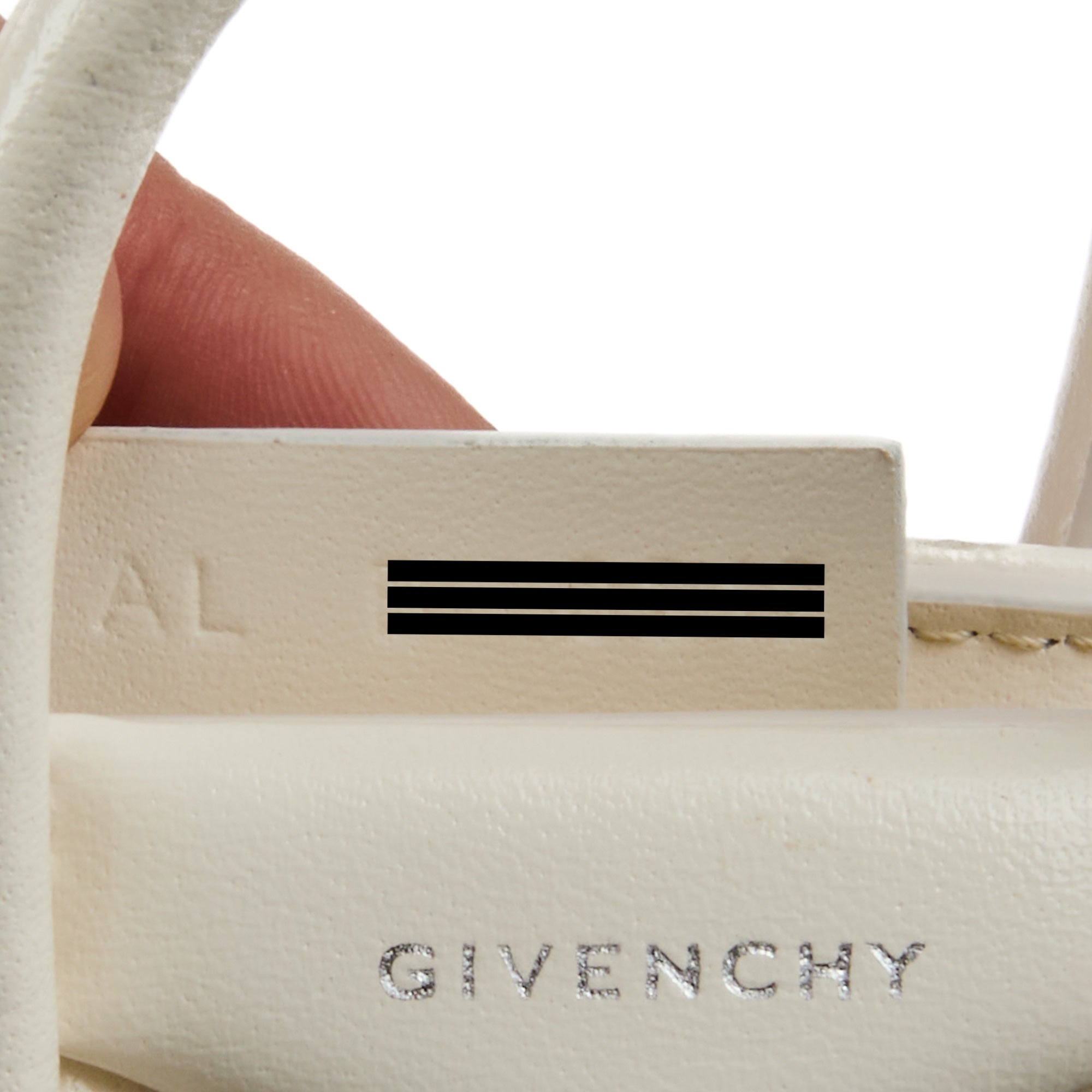 GIVENCHY - Sac bandoulière micro Antigona cuir blanc - Handbag