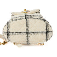 CHANEL - Sac à dos Duma Tweed Laine à carreaux CC - Backpack