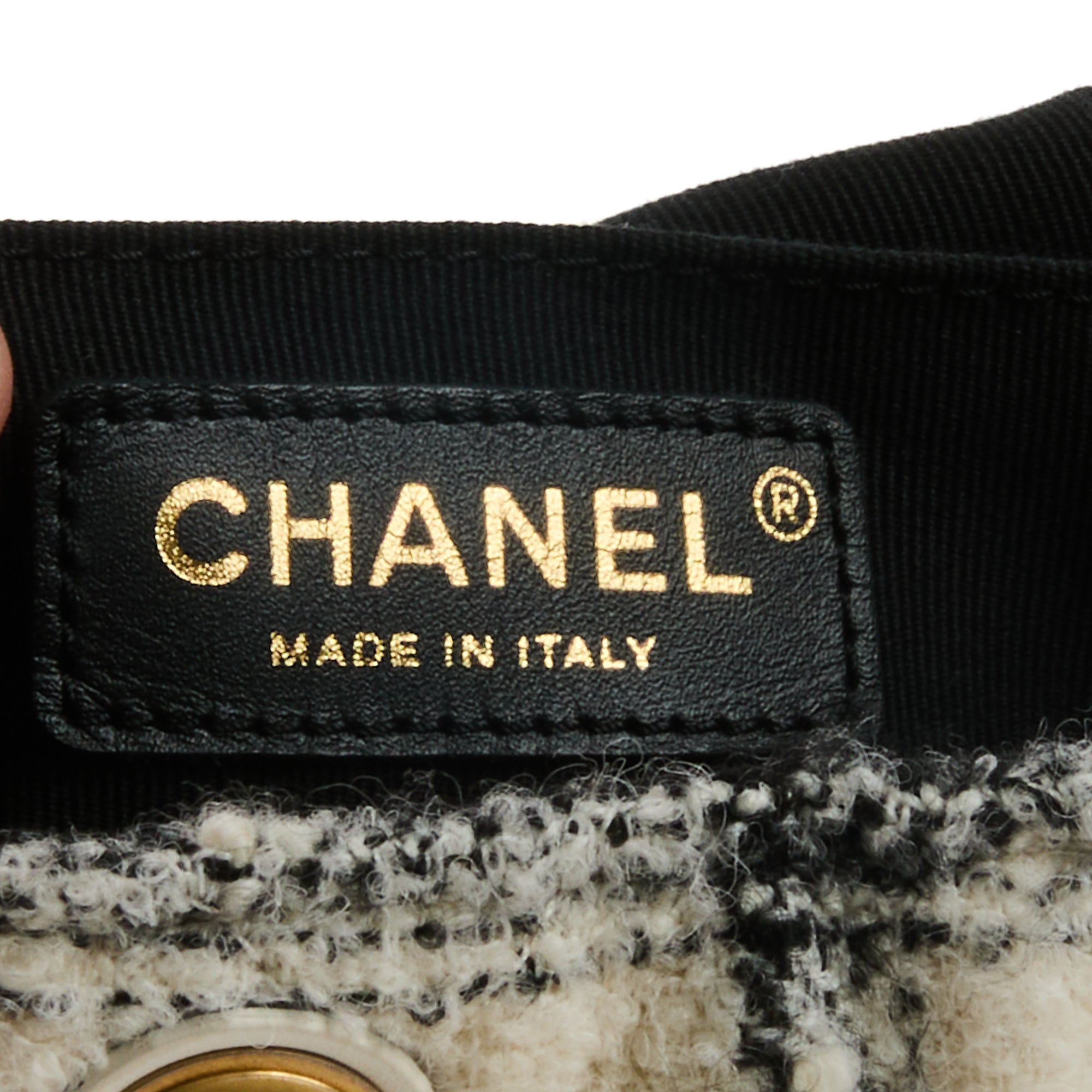 CHANEL - Sac à dos Duma Tweed Laine à carreaux CC - Backpack