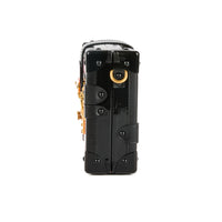 LOUIS VUITTON - Sac bandoulière Petite Malle cuir Épi rouge noir - Hand bag