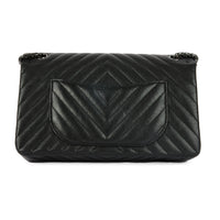 CHANEL - Sac Bandoulière 2.55 Medium So Black - Hand Bag