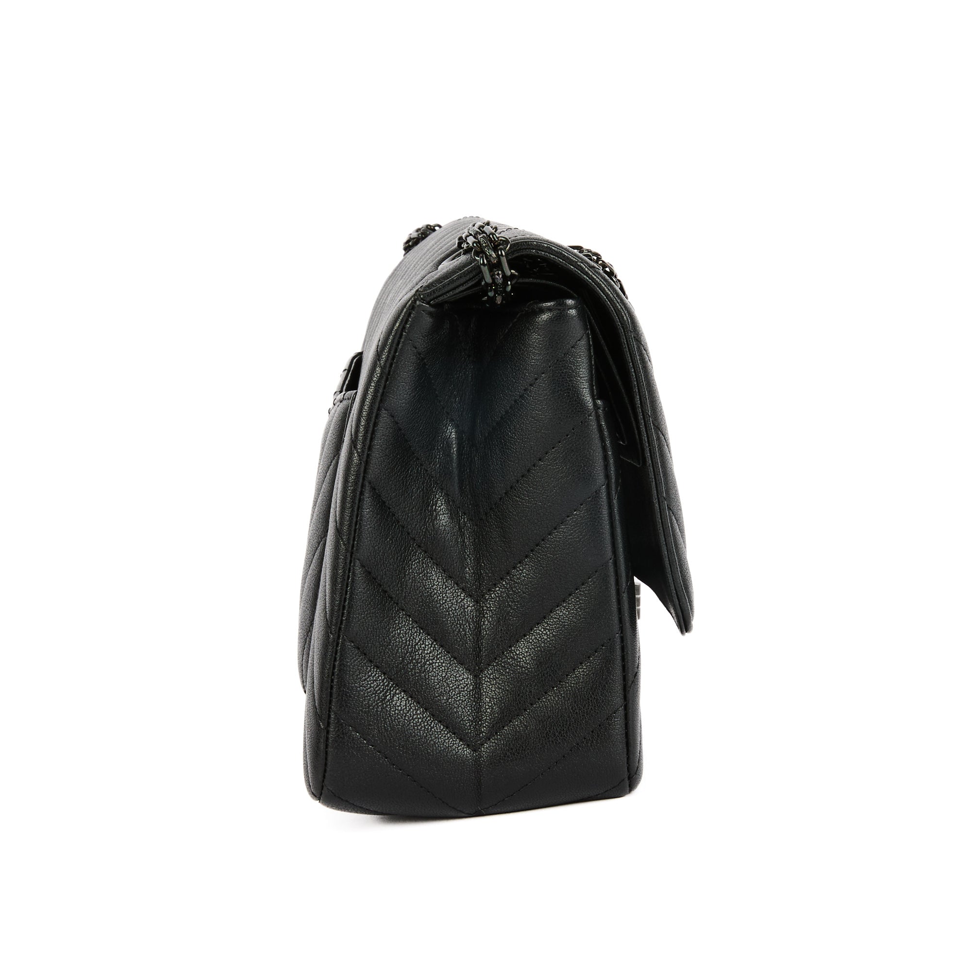 CHANEL - Sac Bandoulière 2.55 Medium So Black - Hand Bag