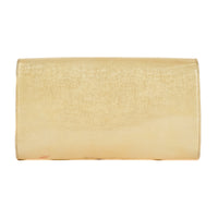 SAINT LAURENT - Sac Pochette à main Belle de Jour cuir vernis doré - Handbag Clutch