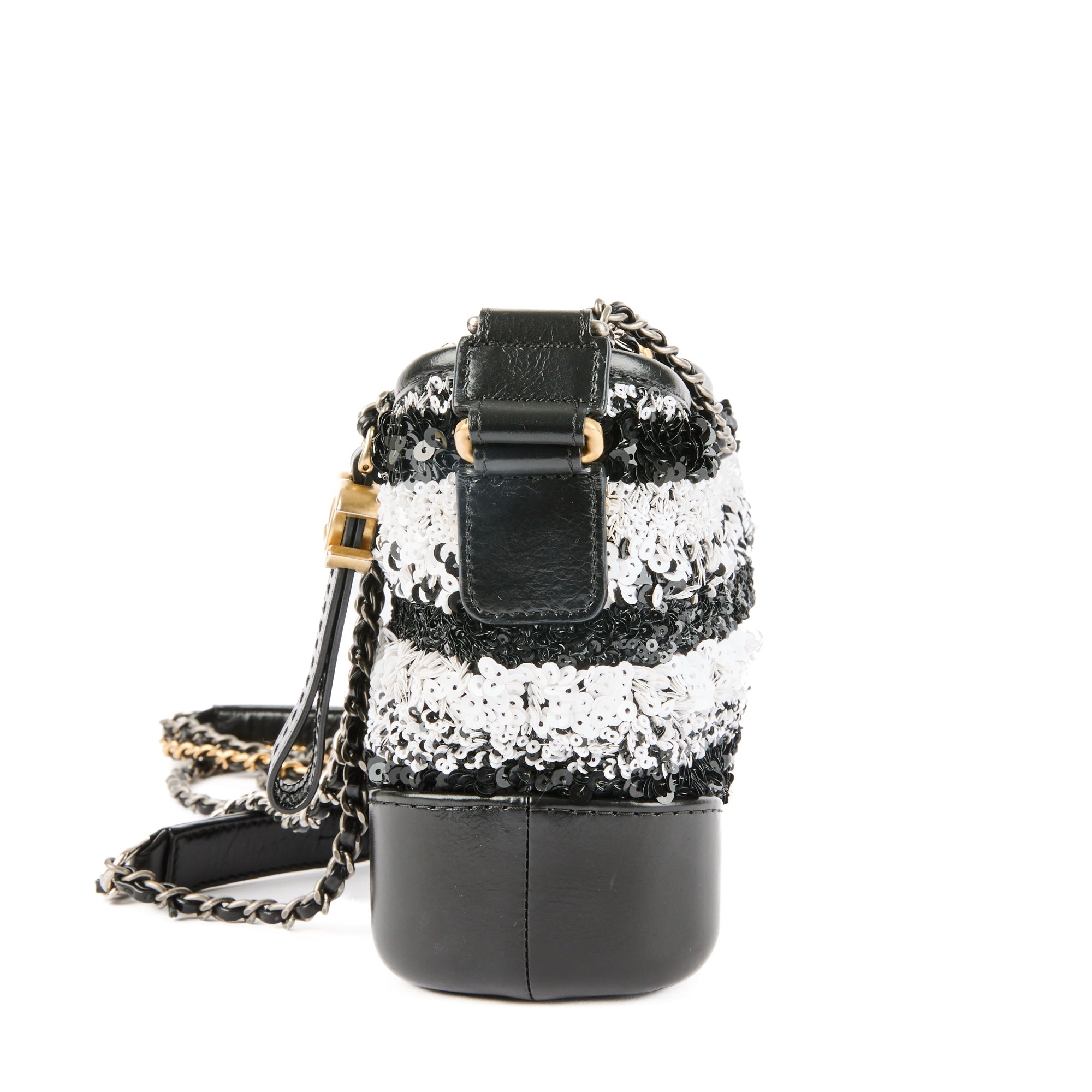 CHANEL - Sac à main Gabrielle Small sequins bicolore - Hand bag