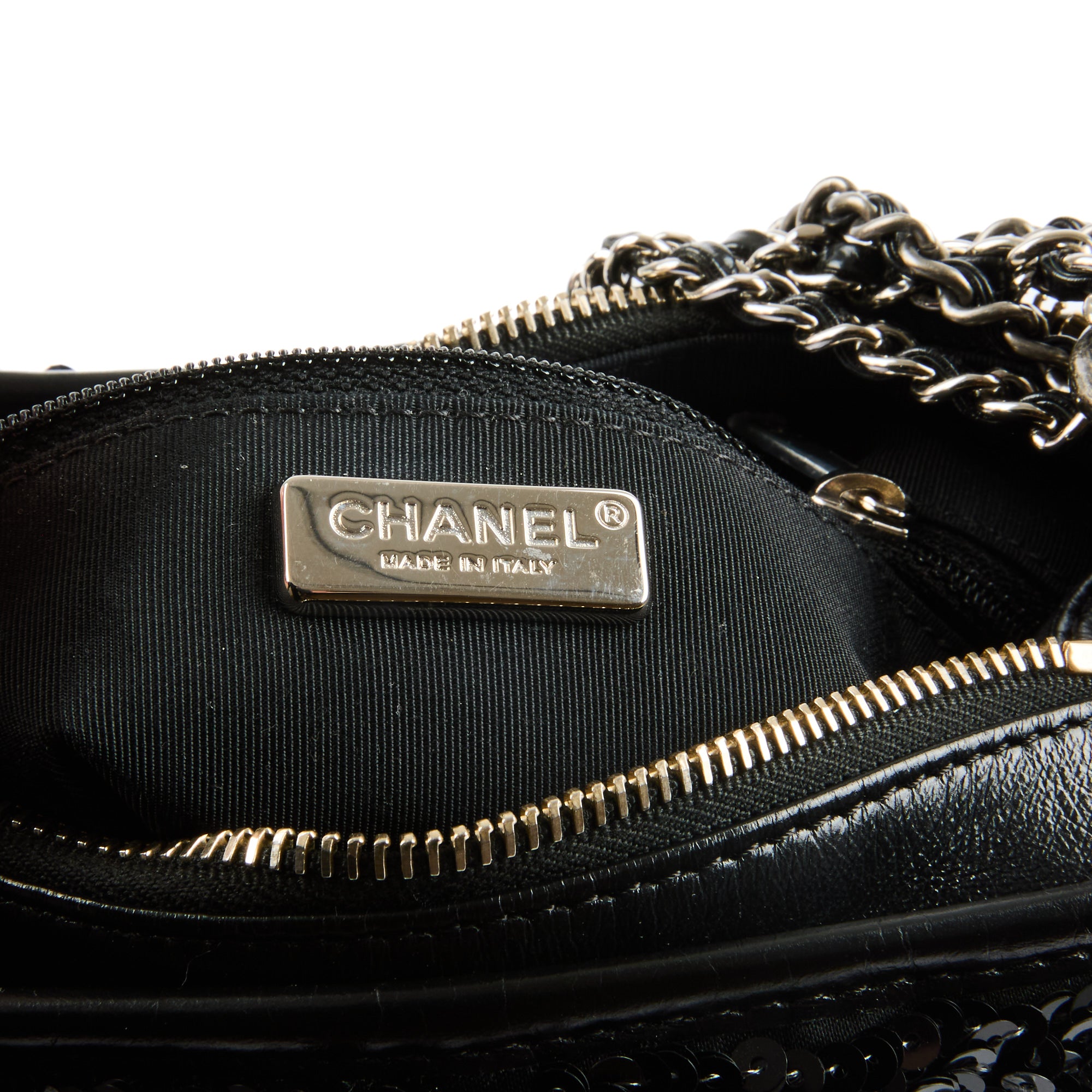 CHANEL - Sac à main Gabrielle Small sequins bicolore - Hand bag