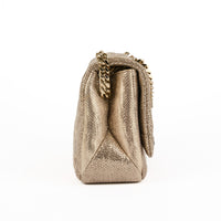 BVLGARI - Sac bandoulière Serpenti Cabochon cuir doré - Handbag