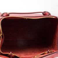 CELINE - Sac à main Belt Mini cuir grainé rouge - Handbag