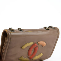 CHANEL - Sac bandoulière Wallet on chain Logo CC cuir tricolore - Handbag