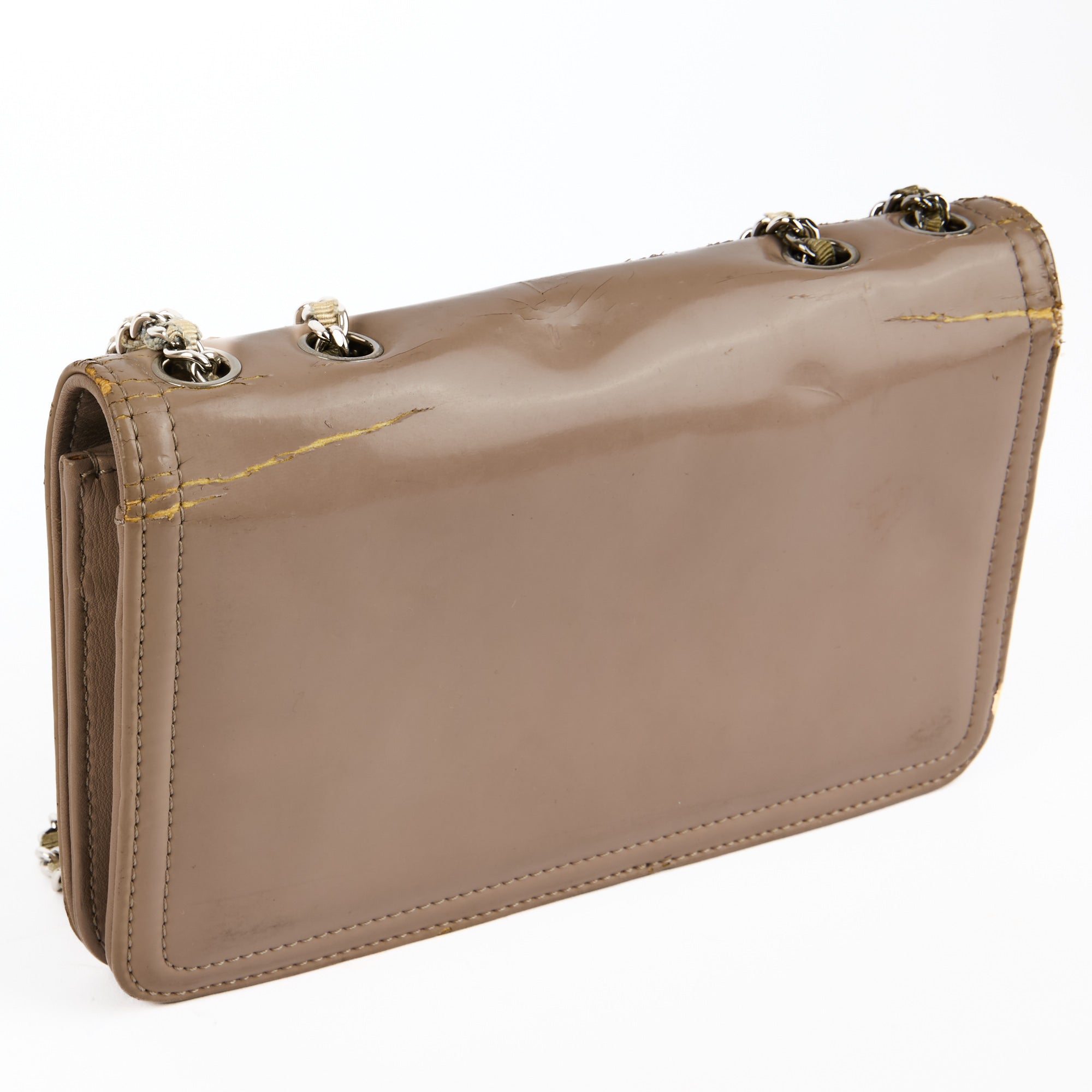 CHANEL - Sac bandoulière Wallet on chain Logo CC cuir tricolore - Handbag