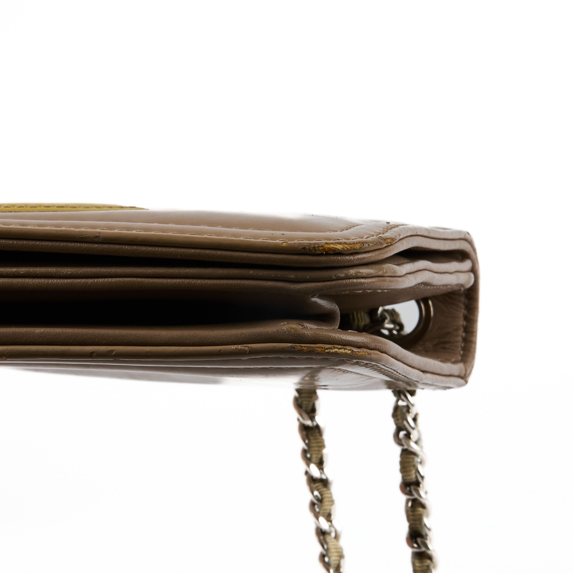 CHANEL - Sac bandoulière Wallet on chain Logo CC cuir tricolore - Handbag