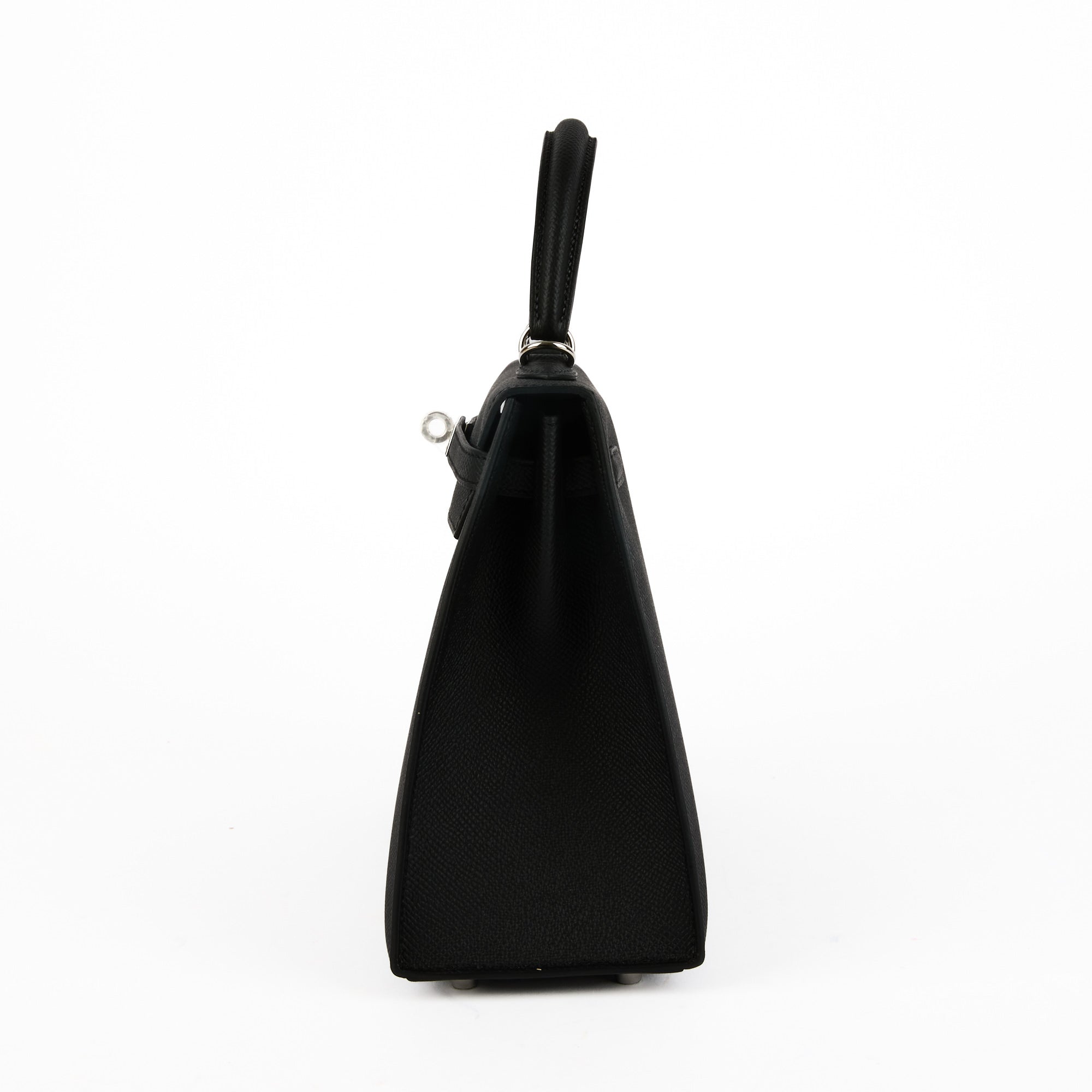 HERMES - Sac à main Kelly 25 Sellier cuir Epsom noir - Handbag