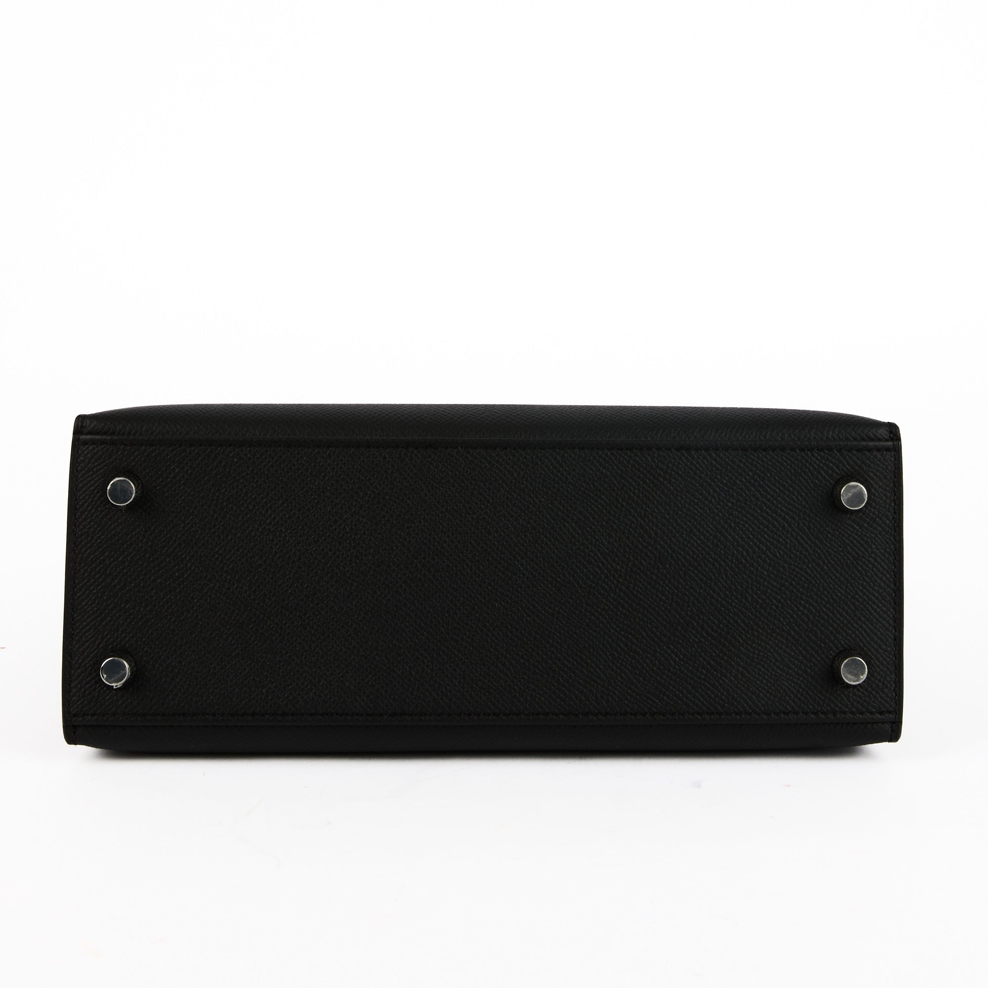 HERMES - Sac à main Kelly 25 Sellier cuir Epsom noir - Handbag