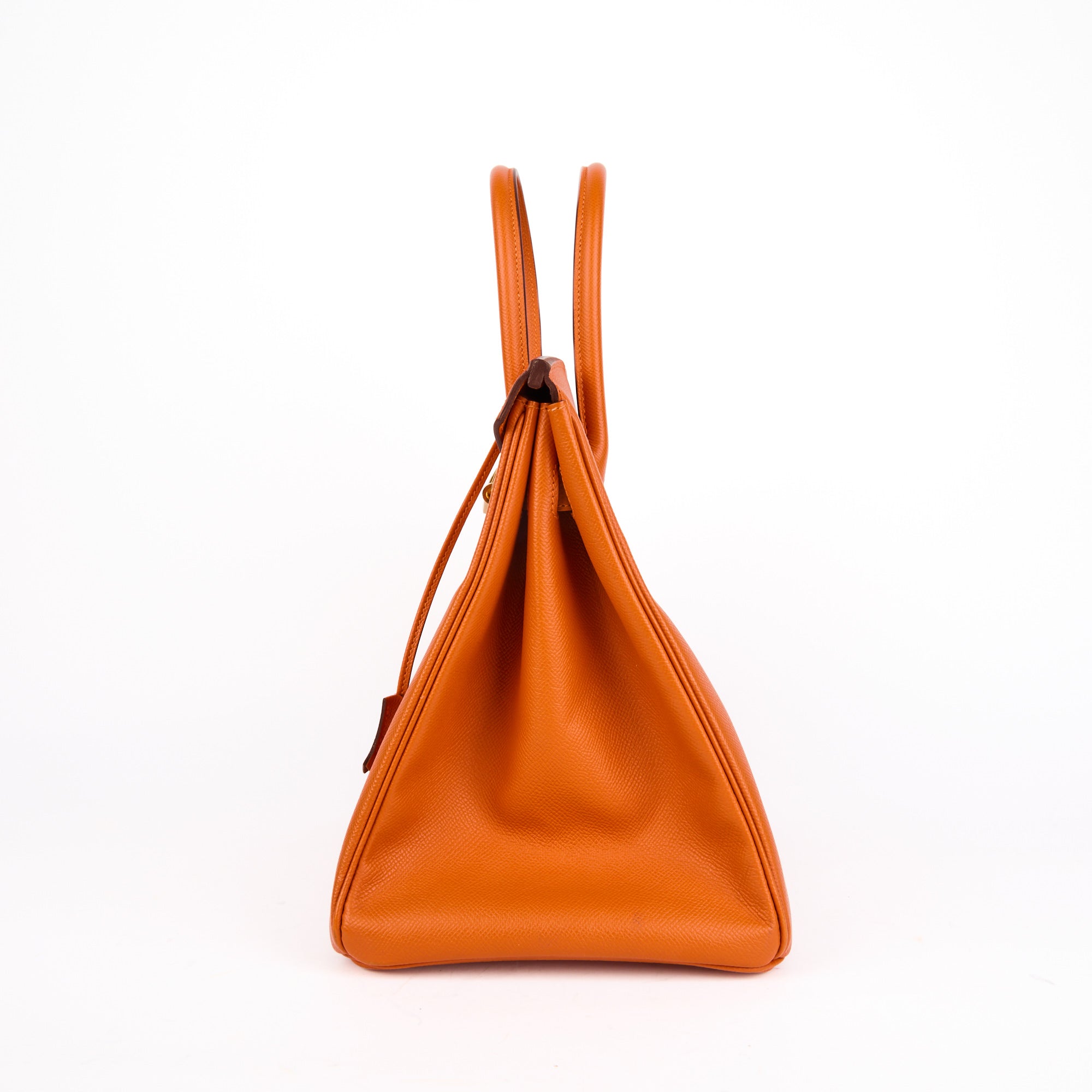 HERMES - Sac à main Birkin 35 cuir Epsom orange - Handbag