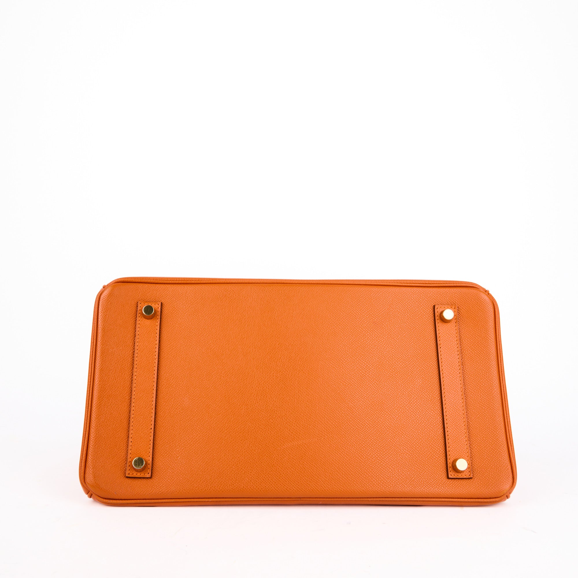 HERMES - Sac à main Birkin 35 cuir Epsom orange - Handbag