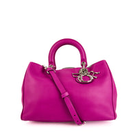 DIOR - Sac bandoulière Diorissimo Large cuir fuchsia - Handbag