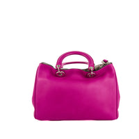 DIOR - Sac bandoulière Diorissimo Large cuir fuchsia - Handbag