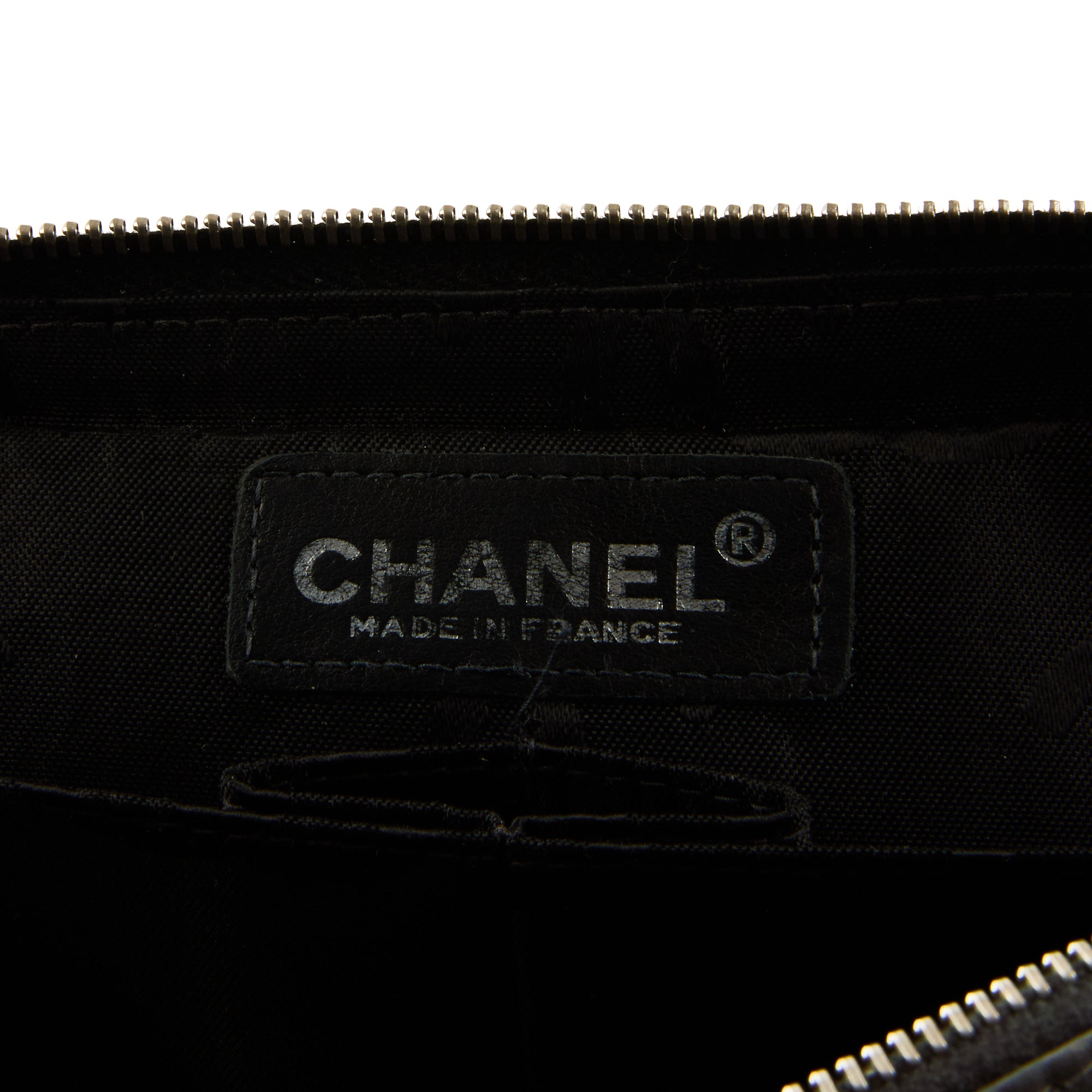 CHANEL - Sac bandoulière Timeless Chocolate Bar toile noire - Handbag