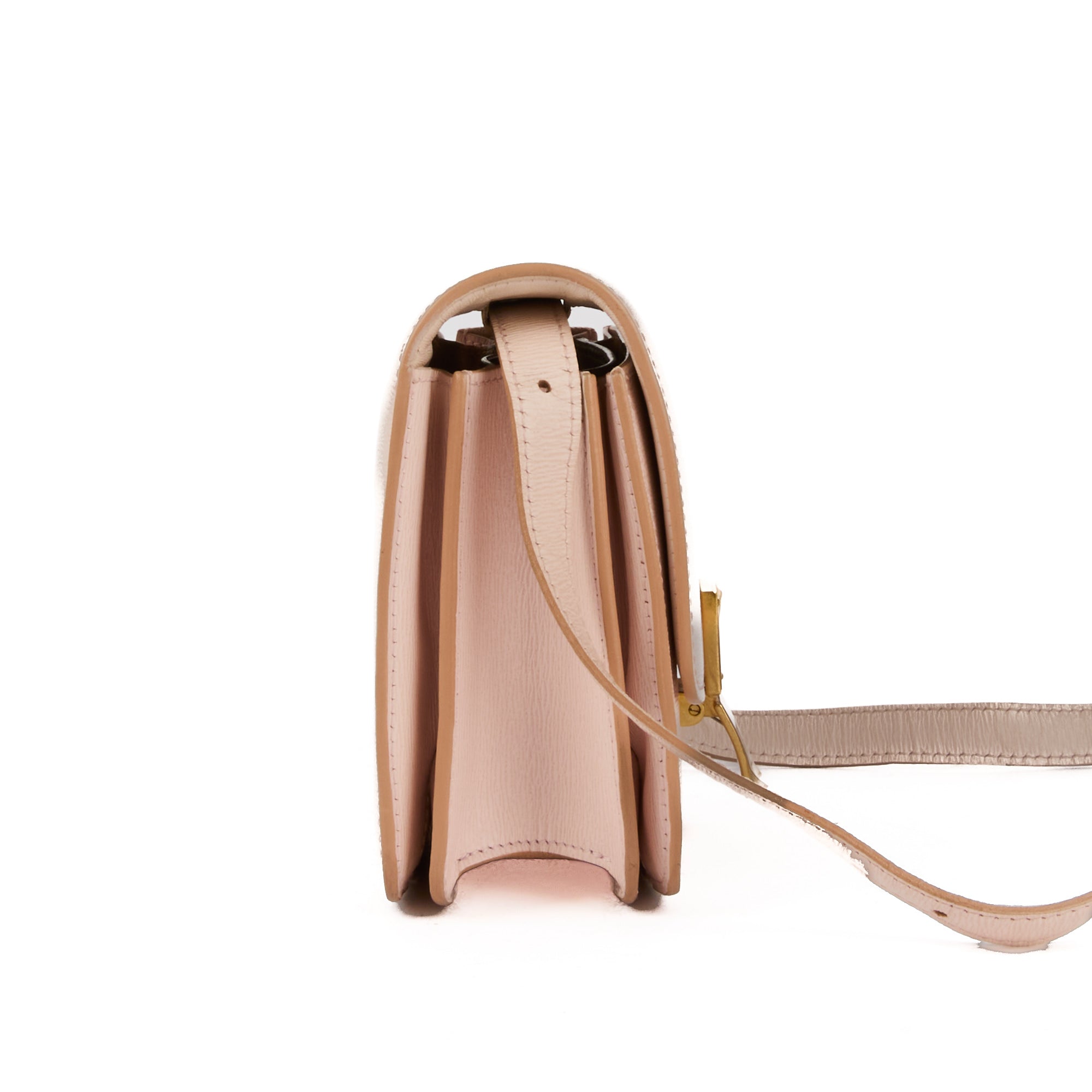 CELINE - Sac bandoulière Classic Box petit modèle cuir rose - Handbag