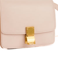 CELINE - Sac bandoulière Classic Box petit modèle cuir rose - Handbag