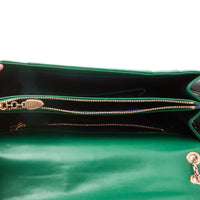 BVLGARI - Sac bandoulière Serpenti Forever cuir vert - Handbag