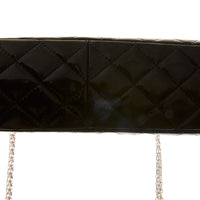 CHANEL - Sac bandoulière 2.55 Jumbo cuir vernis vert - Handbag