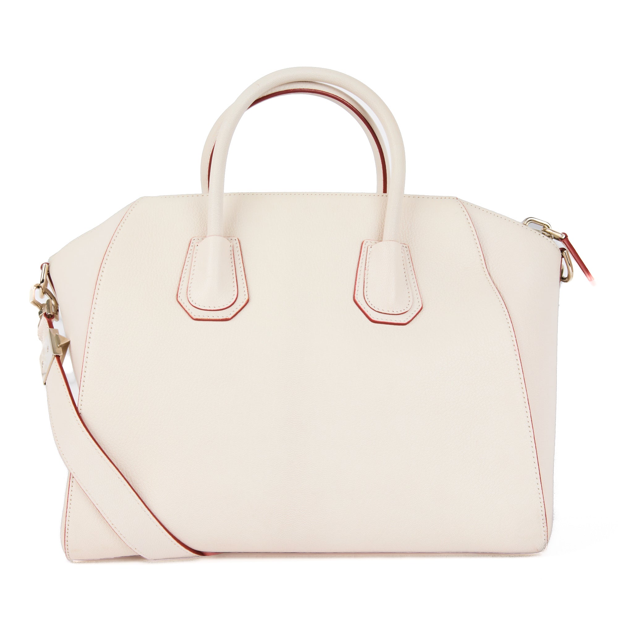 GIVENCHY - Sac bandoulière Antigona GM cuir blanc - Handbag
