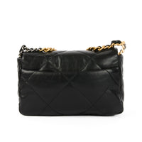 CHANEL - Sac bandoulière 19 Small cuir noir - HandBag