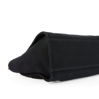 CHANEL - Sac à main Deauville Large toile noire - Handbag