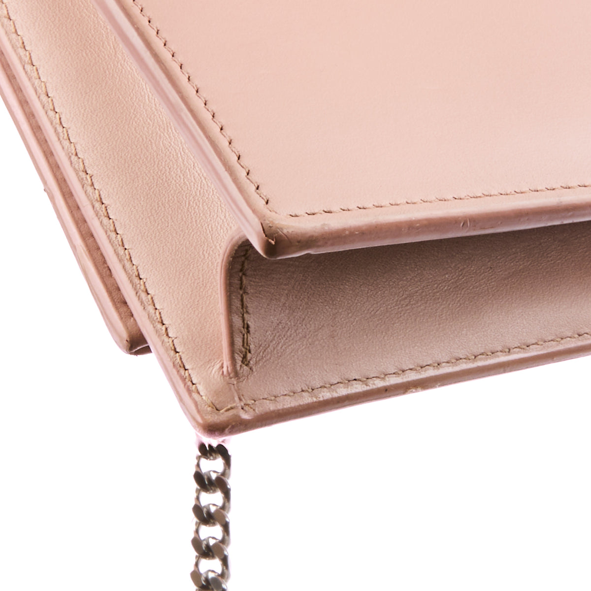 SAINT LAURENT - Sac bandoulière Mini Kate Tassel cuir rose - Handbag