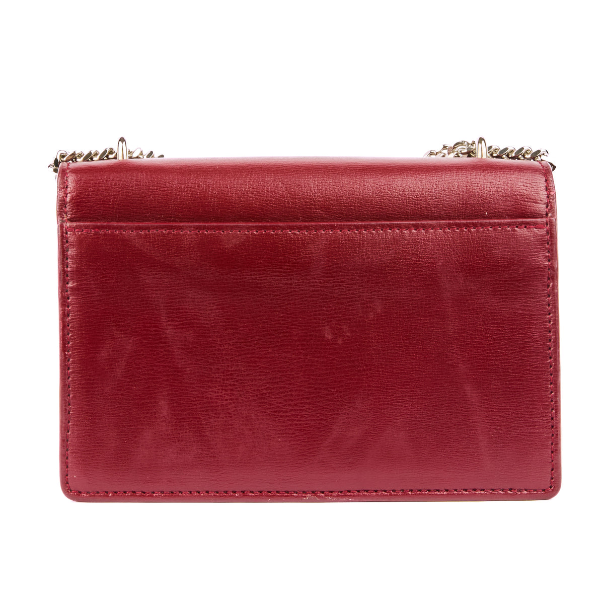 SAINT LAURENT - Sac bandoulière Mini Sunset cuir rouge - Handbag