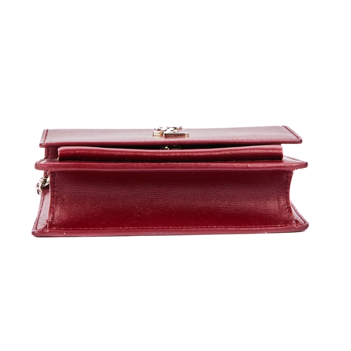 SAINT LAURENT - Sac bandoulière Mini Sunset cuir rouge - Handbag