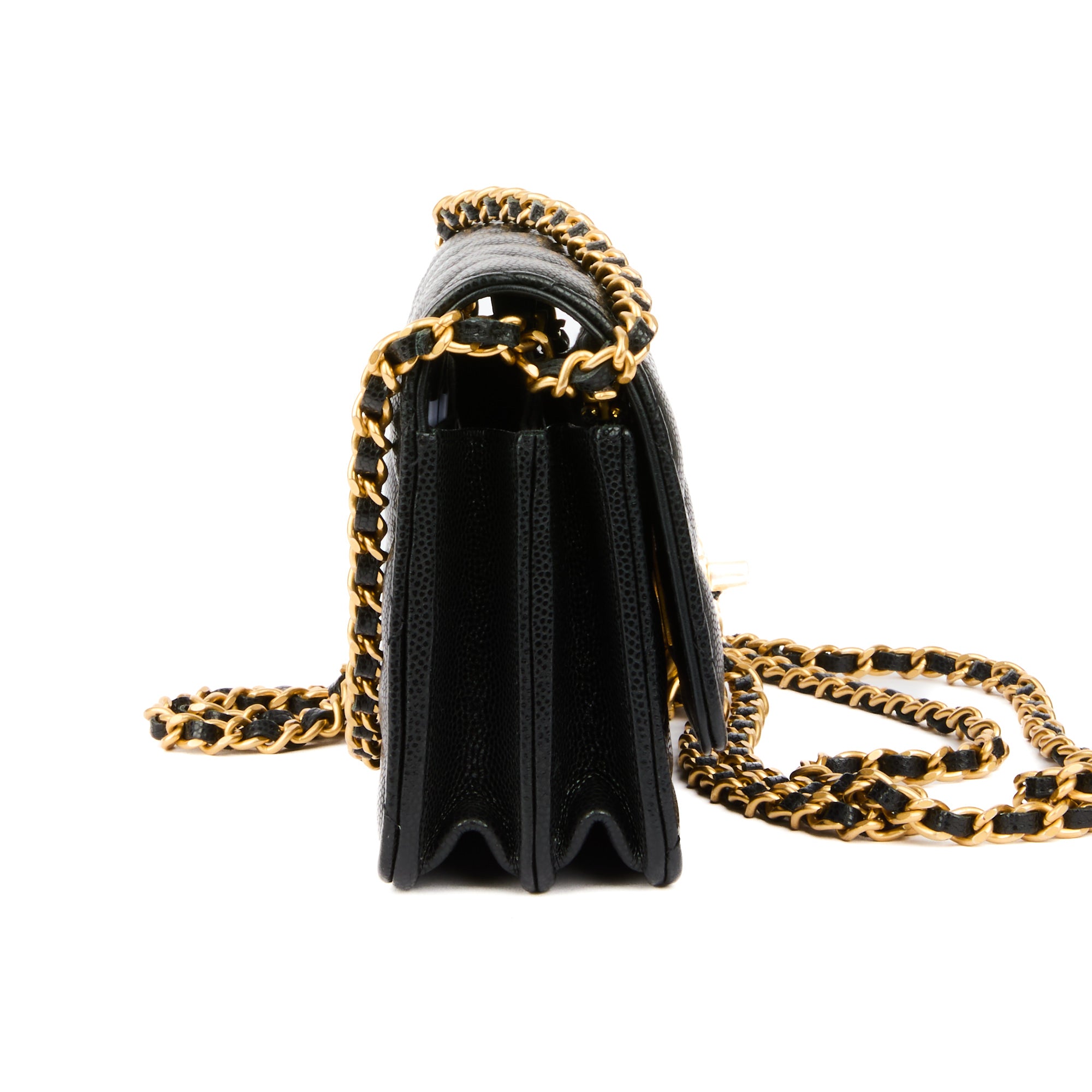 CHANEL - Sac bandoulière Mini Wallet On Chain cuir cuir caviar - Handbag