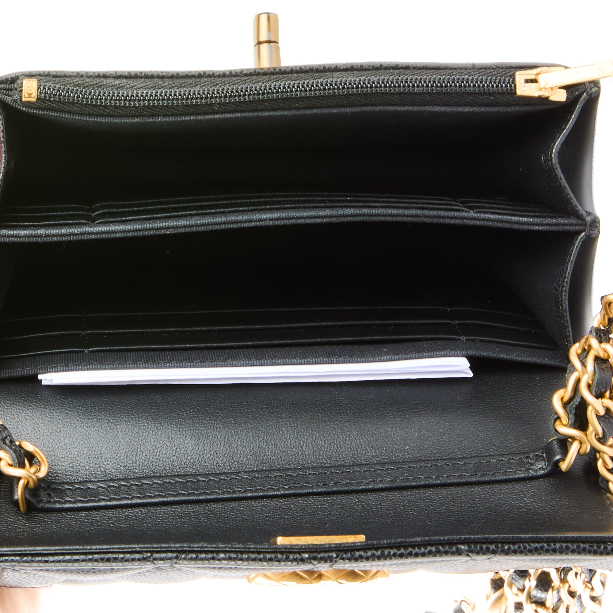 CHANEL - Sac bandoulière Mini Wallet On Chain cuir cuir caviar - Handbag
