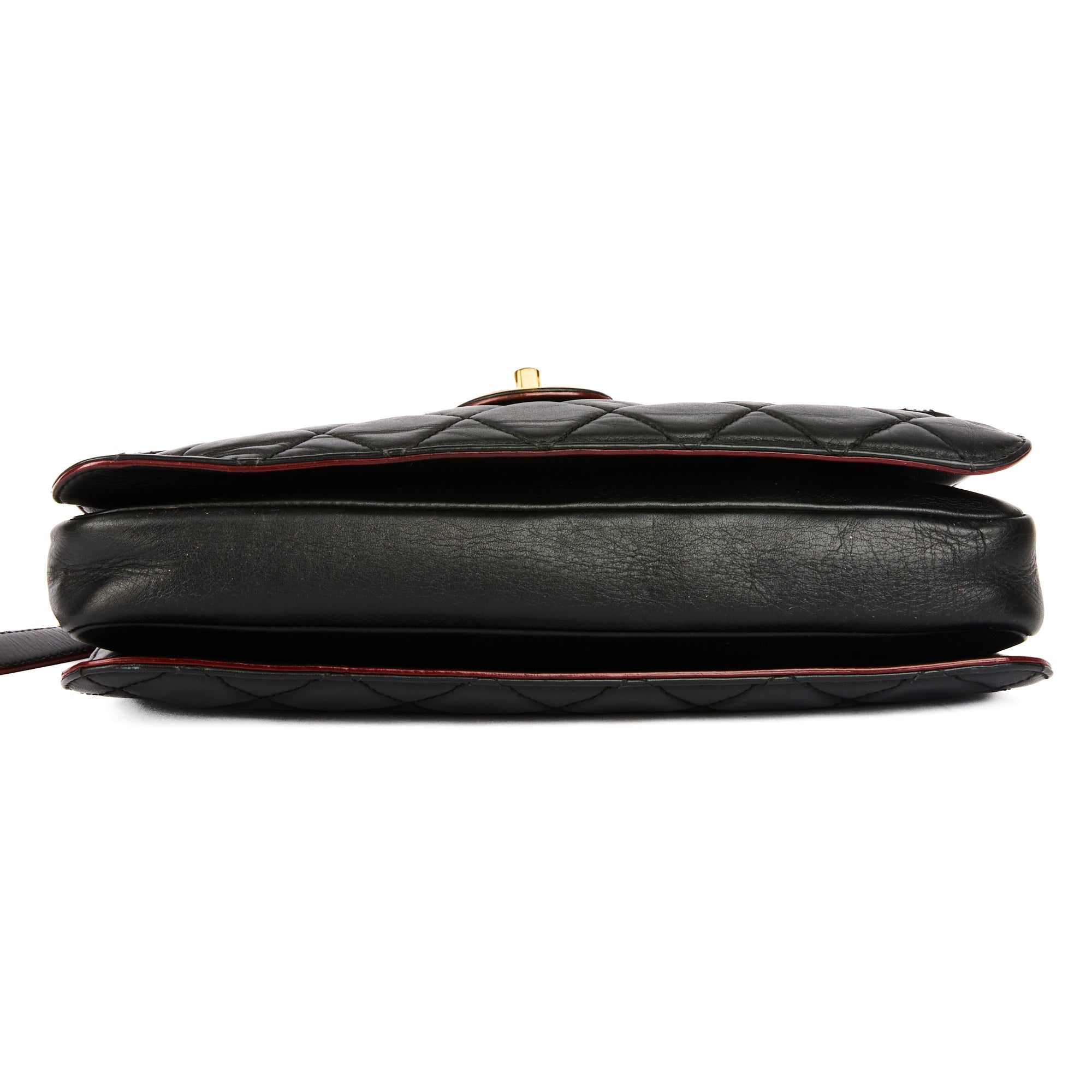 CHANEL - Sac bandoulière Jumbo Timeless Classique cuir noir matelassé - Handbag