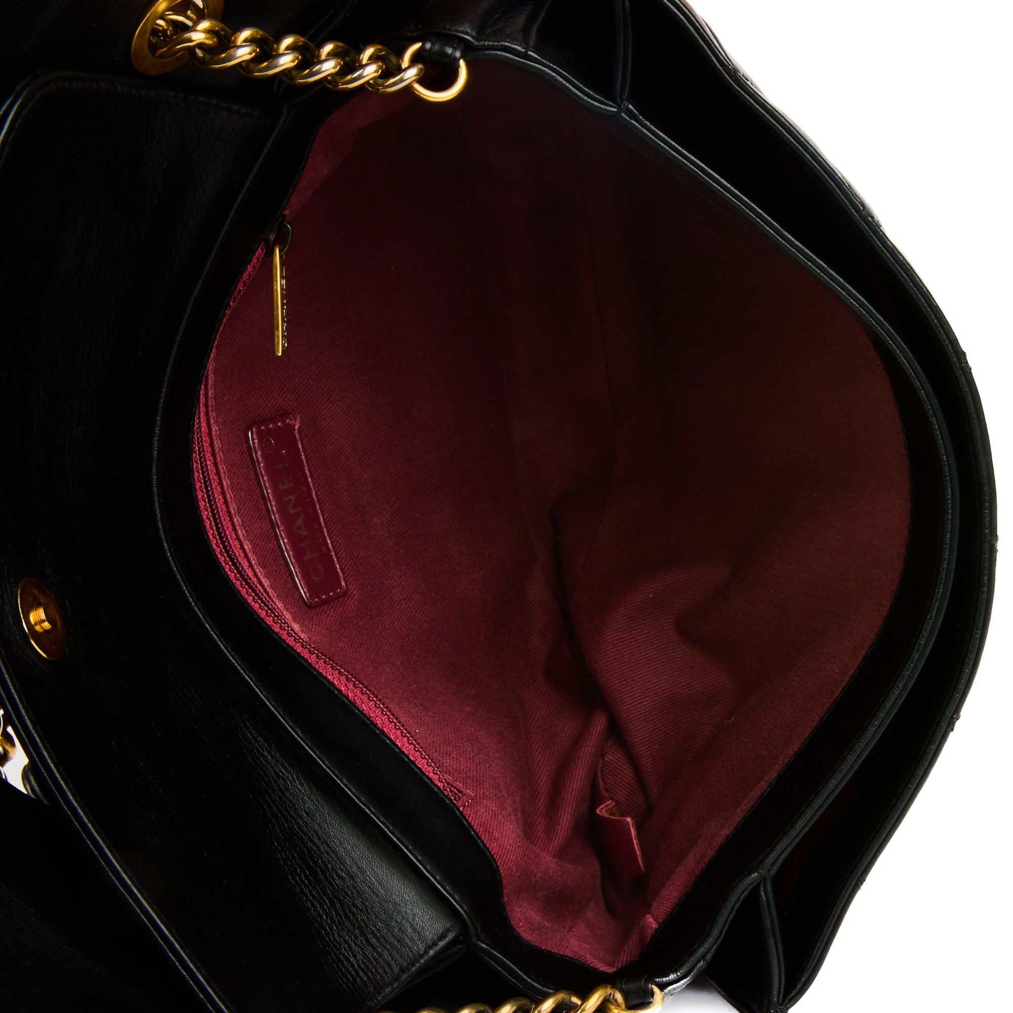 CHANEL - Sac bandoulière Jumbo Timeless Classique cuir noir matelassé - Handbag