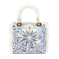 DIOR - Sac à main Lady Dior médium imprimé Rêve d’Infini cuir et broderies - Handbag