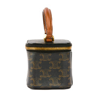 CELINE - Sac à main Mini Vanity toile Triomphe - Handbag