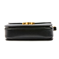 CELINE - Sac bandoulière Médium Triomphe Classique cuir noir - Handbag