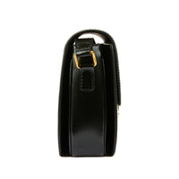 CELINE - Sac bandoulière Triomphe Classique Medium en cuir noir - Handbag