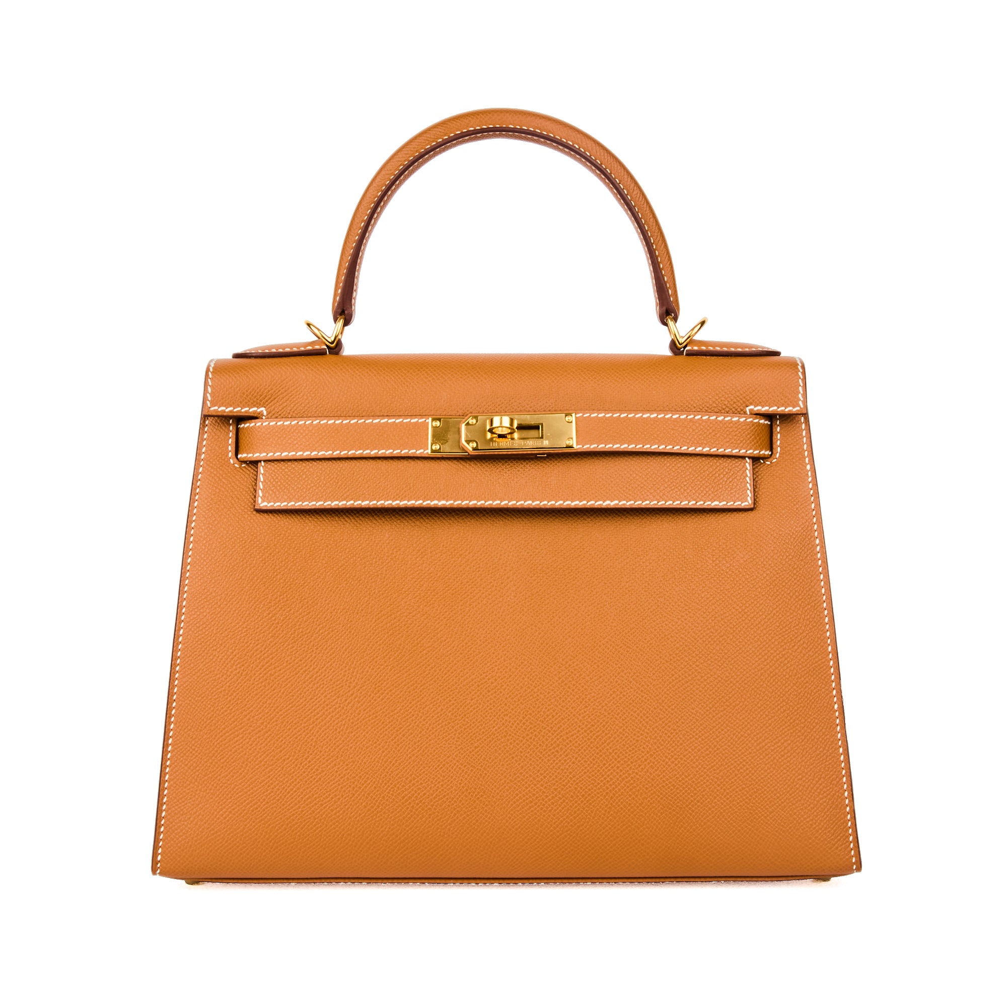 HERMES - Sac à main Kelly 28 cuir Epsom Gold gold hardware - Handbag