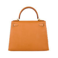 HERMES - Sac à main Kelly 28 cuir Epsom Gold gold hardware - Handbag