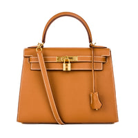 HERMES - Sac à main Kelly 28 cuir Epsom Gold gold hardware - Handbag