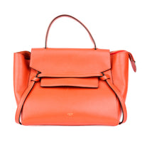 CELINE - Sac à main Belt Large cuir orange - Hand bag
