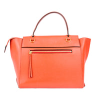 CELINE - Sac à main Belt Large cuir orange - Hand bag