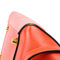 CELINE - Sac à main Belt Large cuir orange - Hand bag