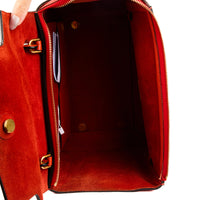 CELINE - Sac à main Belt Large cuir orange - Hand bag