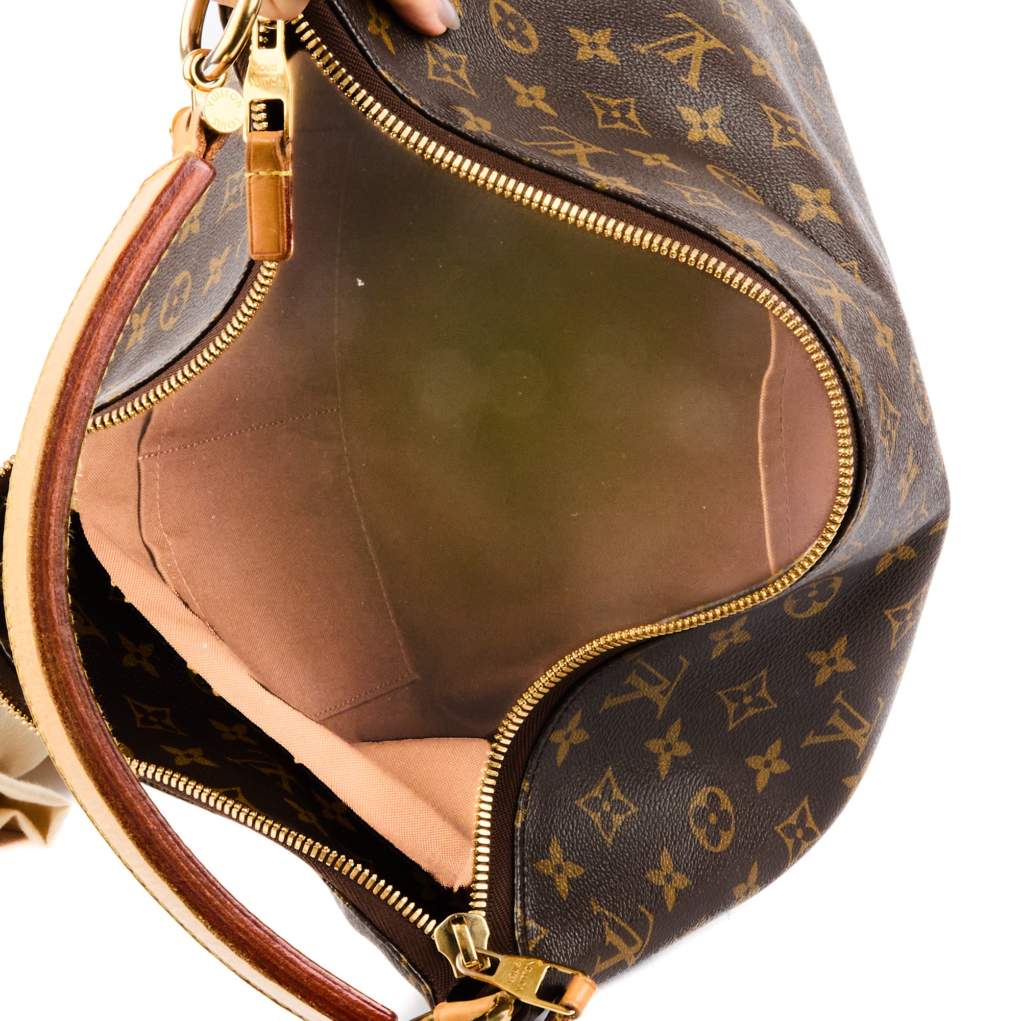 LOUIS VUITTON - Sac à main Sully MM toile Monogramme - Handbag