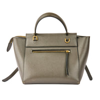 CELINE - Sac à main Belt cuir gris - Handbag